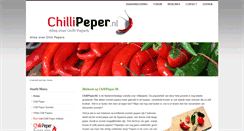 Desktop Screenshot of chillipeper.nl
