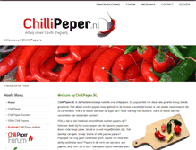 Tablet Screenshot of chillipeper.nl